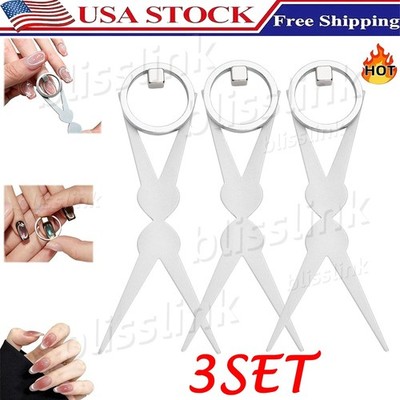 3x New Ring-Shaped Cat-Eye Magnet,Professional Nail Art,For 3d Cat Eye Effect