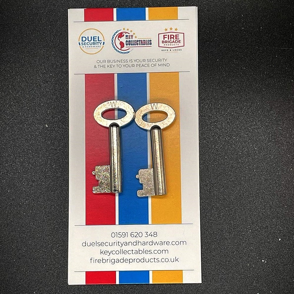 Fire Brigade Products FBW FB5 FB1 Genuine Small Padlock Key Pack of 2
