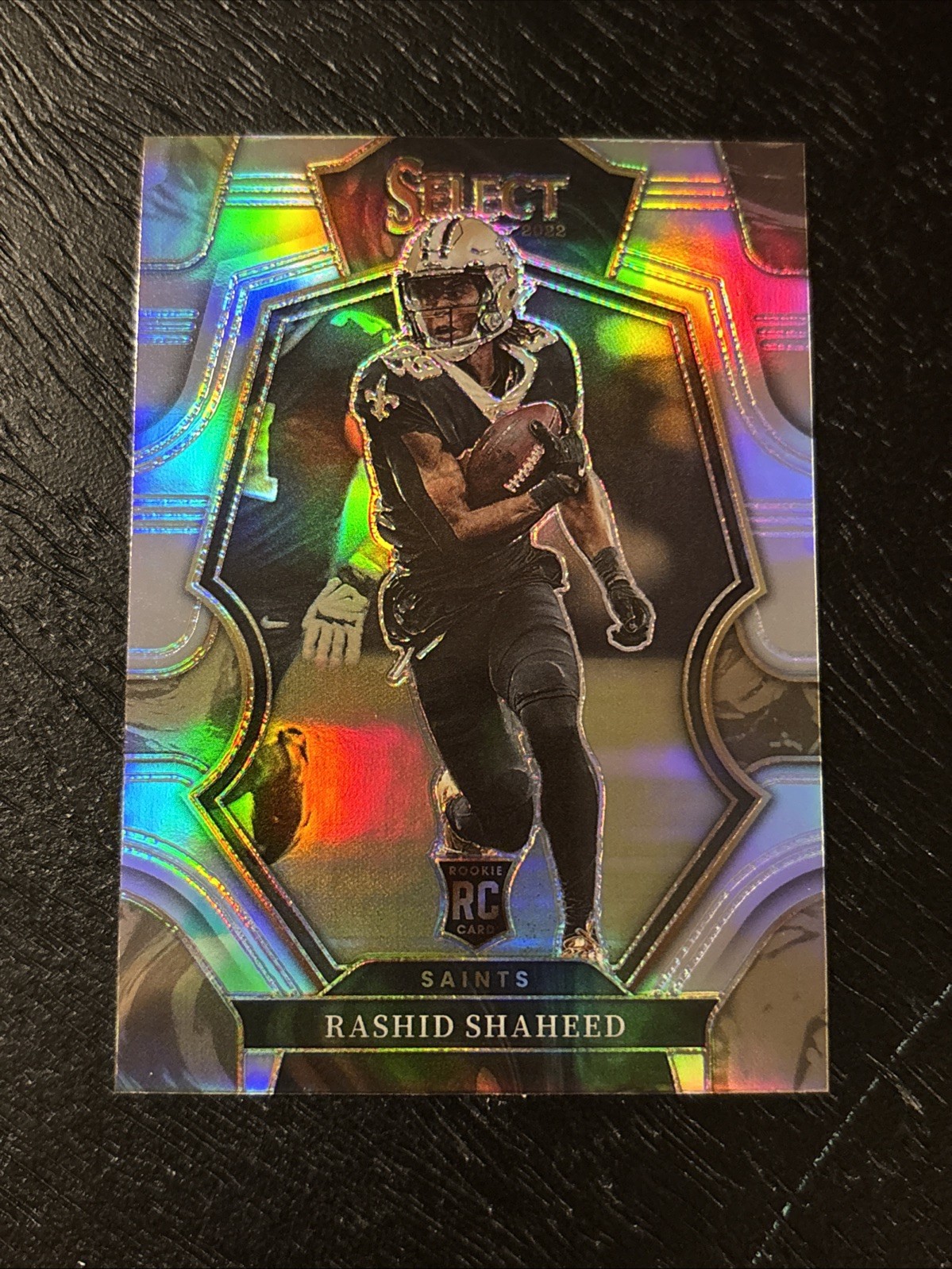 Rashid Shaheed 2022 Panini Select Premier Level Silver Prizm RC #172
