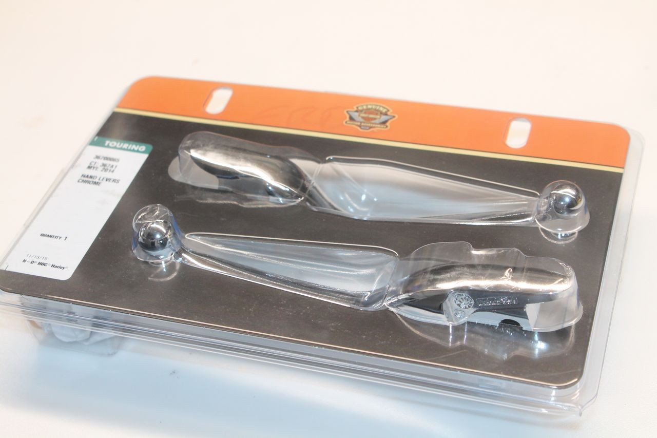 Kit leviers chromes Harley Davidson Touring remplacer commandes guidon usees