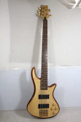 Schecter 5 String Diamond Series Custom 5 Electric Bass Guitar