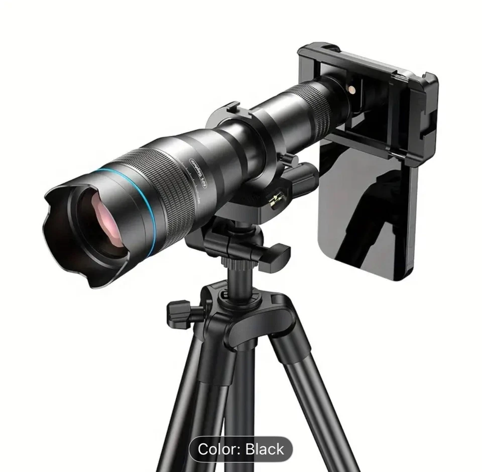 APEXEL High Power 60X Telephoto Lens for iPhone, with Shutter & Tripod -RRP £140 - Image 4 of 4