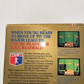 NES Nintendo - RBI Baseball - CIB Complete in Box w/ Poster  and Manual- Tengen