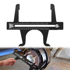 Drum Brake Measuring Tool Resetting Gauge For 6.5-14.25 Inch Black