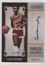 2012 Panini Timeless Treasures Signatures 10/99 Calvin Murphy #40 Auto HOF 7xr