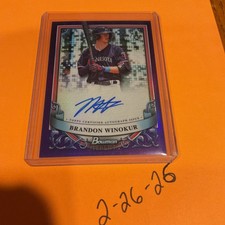 brandon winokur bowman Sterling Auto /125 2024 Purple