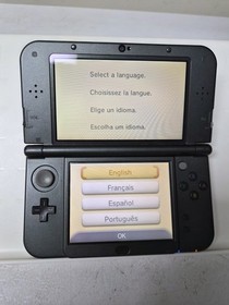New Nintendo 3DS XL System - Black (RED001) Console Only No Charger Tested Works