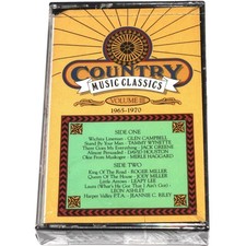 Country Music Classics Vol. III 1965-70 Cassette Tape NEW SEALED