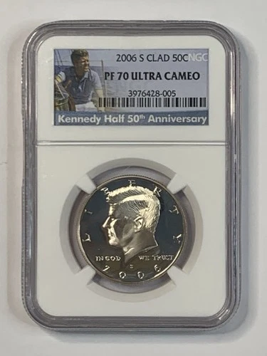 2006 S Kennedy Half Dollar Clad Proof NGC PF70 Ultra Cameo**XKARX005