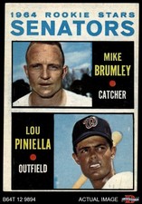 1964 Topps #167 Lou Piniella / Mike Brumley Senators RCs RC 3 - VG