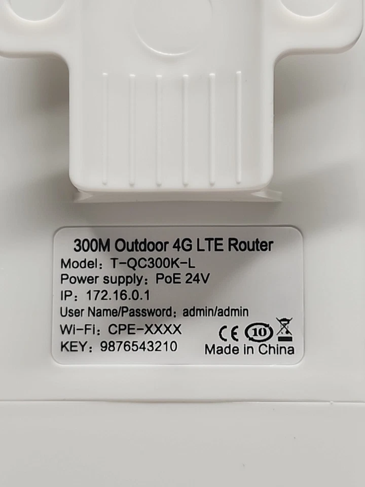 Router WiFi 300Mbps Exterior 4G LTE CPE con Ranura para Tarjeta SIM SIM CAT4 Nuevo Caja Abierta Foto 4 de 4