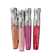 Rimmel Stay Glossy Lip Gloss, 020-143-155-500 All 4 Shades