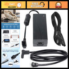 Universal Recliner Chair Power Cord - 2-Pin Adapter with L Shape Extension Cable