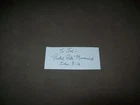 NCAA Basketball Pistol Pete Maravich Signed Autographed Paper