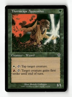Thornscape Apprentice C - Invasion 215 HP MTG