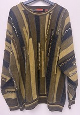 Vintage 90's Men's J. Simon 3XL Coogie Style Earth tone Sweater