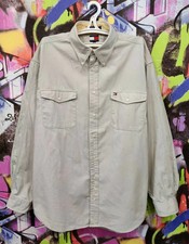 Vintage Tommy Hilfiger Shirt 1999 Cotton Longsleeve Retro Rare 90s Mens Size XXL
