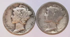(2) Mercury Dimes - 1927P(VG) 1934P(Good) - #2725AT