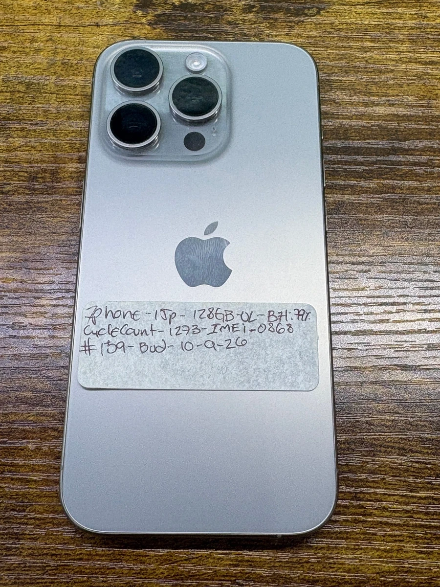 25+ Apple iPhone 15 Pro 128GB for sale | Updated Oct 2026