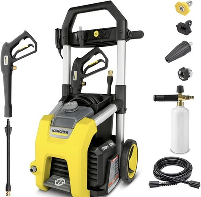 #ad #ad Kärcher Pressure Washer K1700 CETA Certified 3 Spray Nozzles Detergent Tank $130.00