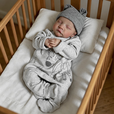 Reborn Dolls Real Lifelike Boy Doll Vinyl Silicone Sleeping Newborn Toddler Doll