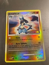 Lucario Reverse Holo 6/130 2007 Pokemon TCG Diamond & Pearl HP