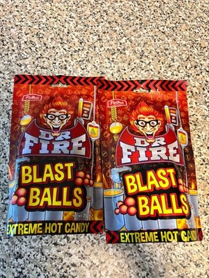 2× Dr Fire Blast Balls - Extreme Hot Candy