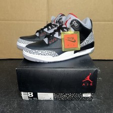 Jordan 3 Retro BLACK CEMENT 2018 854262-001 MENS SIZE 8 BRAND NEW