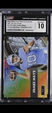 🔥 2023 Wild Card Web Exclusives Drake Maye ROOKIE – 1/1 – CGC 10 GEM MINT 🔥