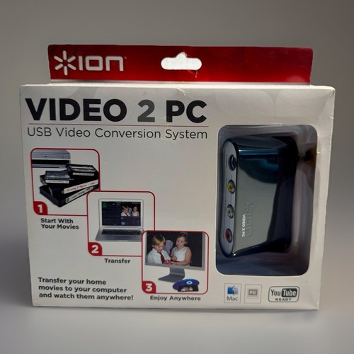 ION Video 2 PC VHS VCR to Computer USB Video Conversion System Transfer Movies - Photo 4/7