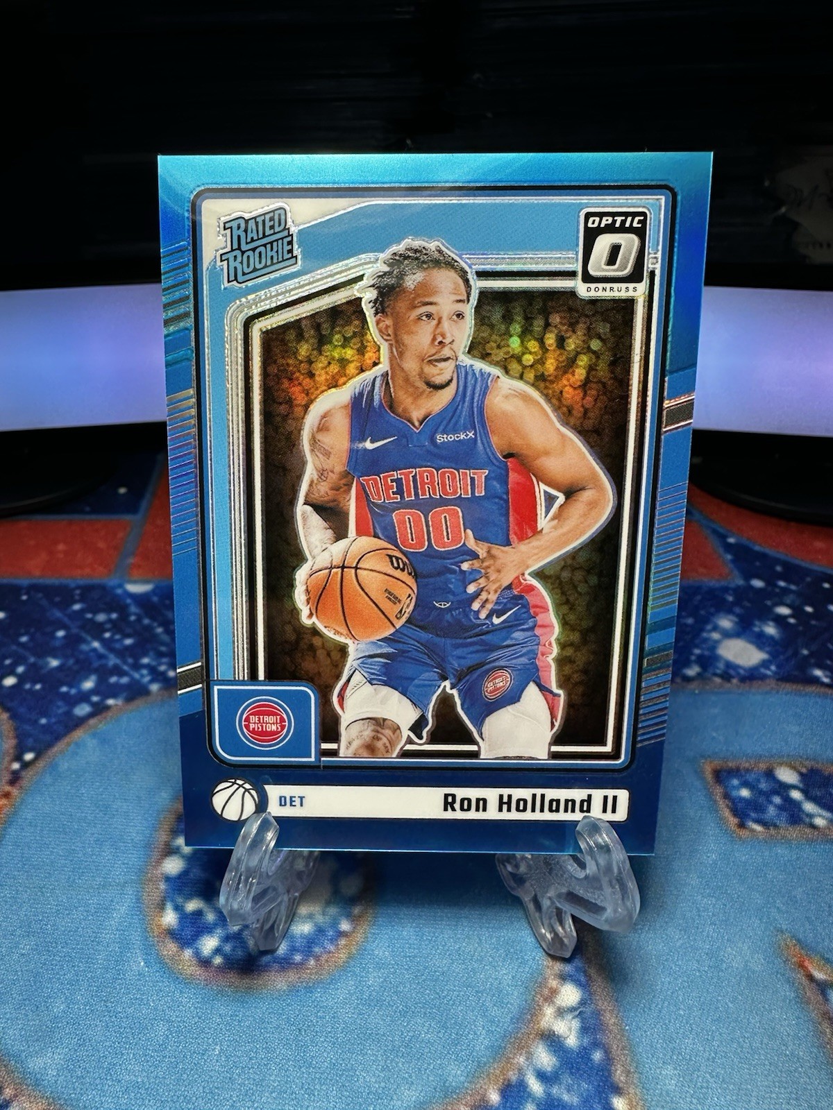 Ron Holland II 2024-25 Panini Donruss Optic Aqua Rated Rookie 046/225 #291