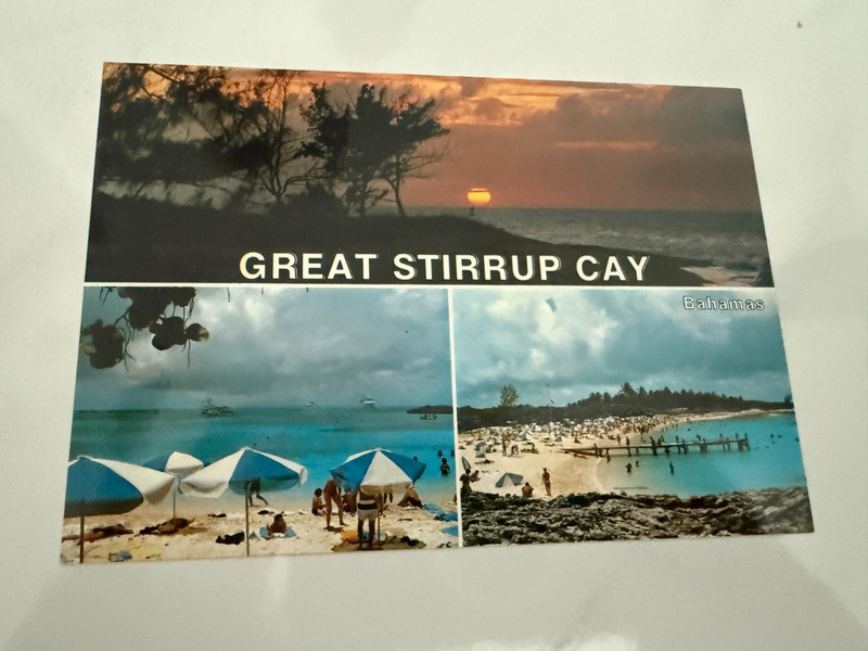 VINTAGE GREAT STIRRUP CAY NCL PRIVATE ISLAND