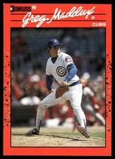 Greg Maddux 1990 Donruss #158 Chicago Cubs MLB READ FREE SHIPPING AutographDen