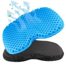 Anti-Slip Kayak Seat Cushion, Waterproof Thicken Gel Pad with Non-Slip Cover,