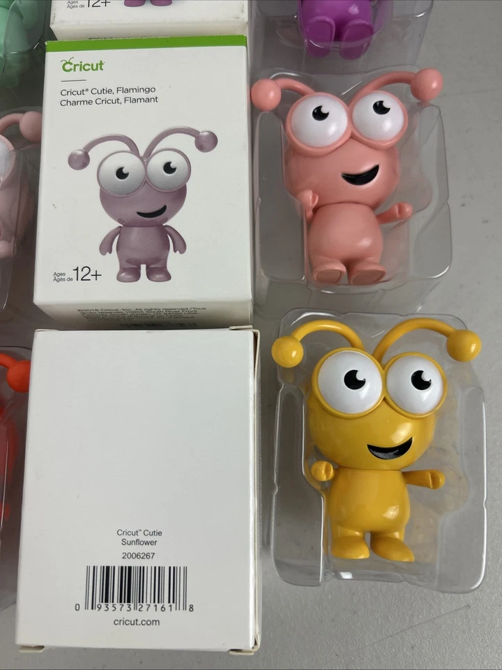 Cricut Cutie Collectible Figurines NEW IN BOX  12 Colors Silver Shimmer Rose Sky - Image 3 of 4