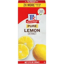 McCormick Pure Lemon Extract, 2 fl oz 2 Fl Oz (Pack of 1) 