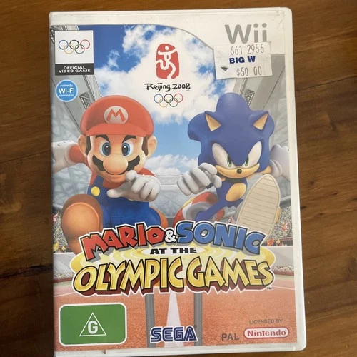 Mario & Sonic at the Olympic Games for Nintendo Wii (PAL)  - Complete VGC