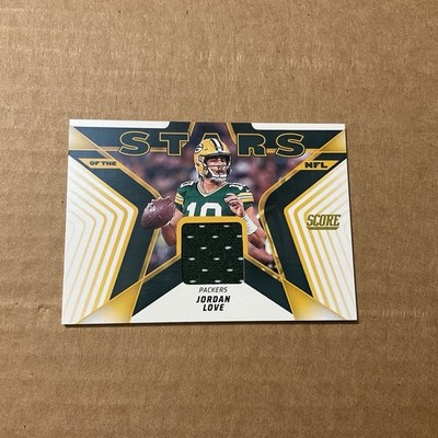 2025 Score - Stars of the Nfl Jordan Love #SNJ-JLE Jersey (MEM)
