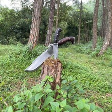 Custom Handmade Carbon Steel Blade Survival Machete Knife Hunting Knife Camping