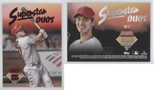 2021 Topps Stadium Club Superstar Duos Red Shohei Ohtani Mike Trout #SD-3