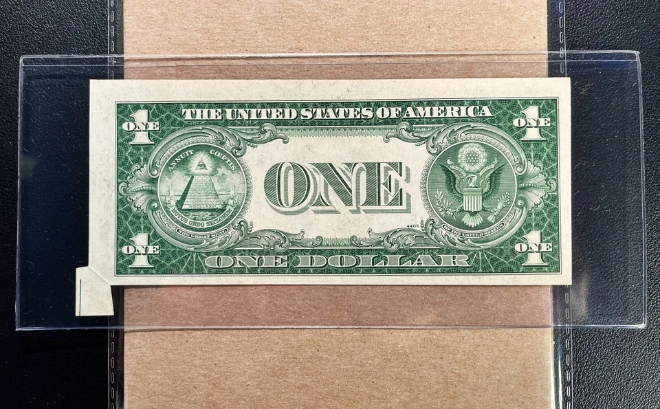 1935C $1 Silver Certificate "BUTTERFLY FOLD ERROR" - AU - Image 3 of 3