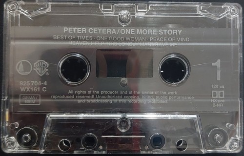Peter Cetera - One More Story 1988 UK Warner Bros. Records ~ WX161 C Clear Shell - Picture 4 of 5