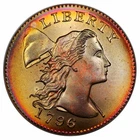 Photo of a 1796-P Large Cent from an eBay listing that sold on Jun 21, 2026