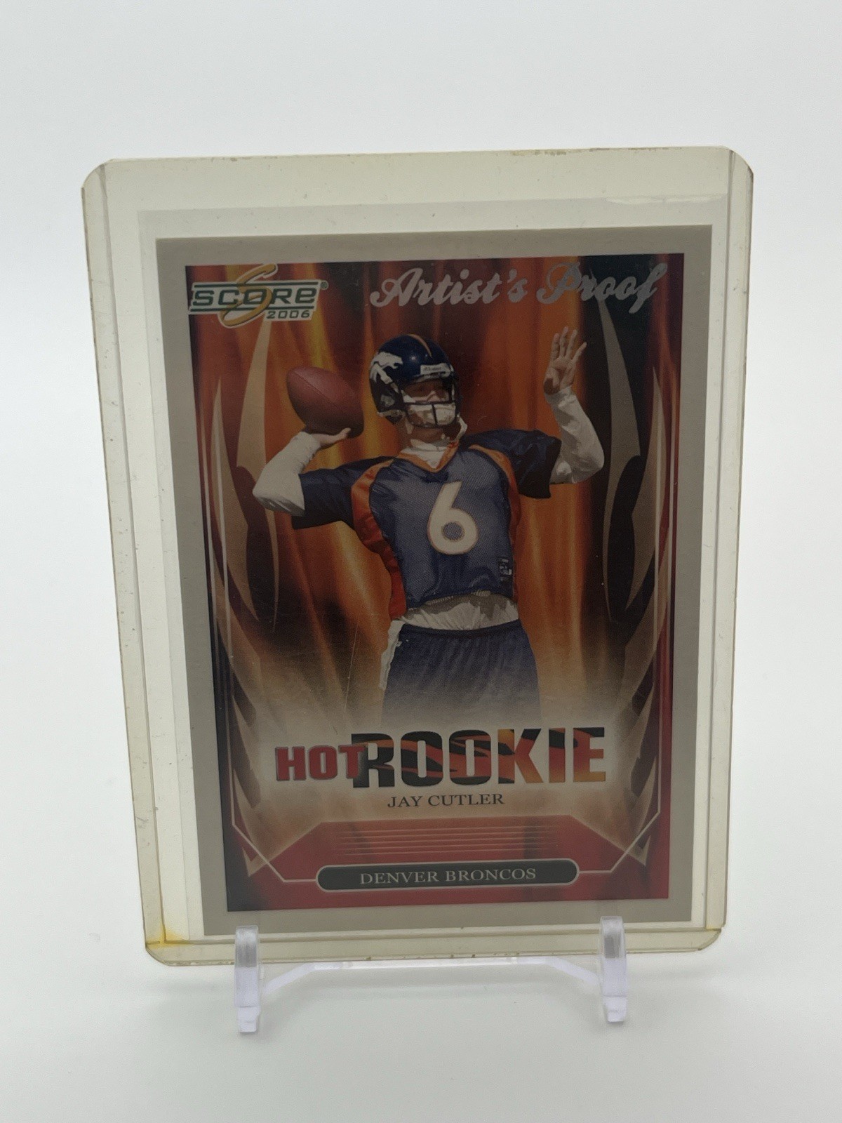 Jay Cutler Score Hot Rookie #3 Artists Proof