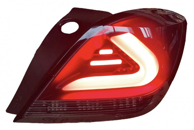 PARA OPEL ASTRA H GTC LUCES TRASERAS LED BLACK SMOKE RO27LLBS LITEC carDNA NEGRO - Imagen 2 de 4