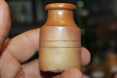 Antique, 2 1/2'', Stone Glazed, Ink Bottle, Item # A - 4493 | eBay
