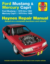 Ford Mustang, Ghia & Cobra (1979-1993) & Mercury Capri, Ghia & RS (1979-1986)
