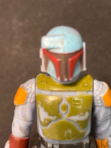 Vintage Star Wars BLUE PAINTED HEAD Helmet BOBA FETT 1979 Kenner - Picture 3 of 4