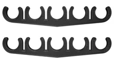 5 Wire Black Nylon 7mm Spark Plug Wire Separators - Set of 2