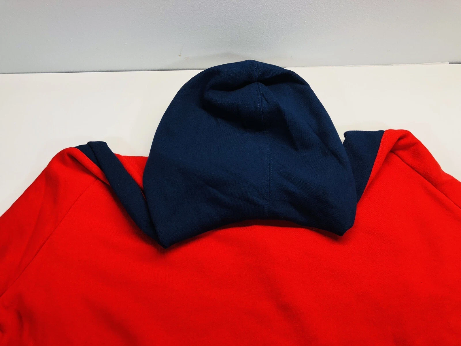 VETEMENTS Felpa con cappuccio Washington Capitals 1 4 cerniera uomo XL NHL abbigliamento con licenza hockey